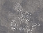 21184a 150x115 - Dessin de fleurs sur fond gris - tegory