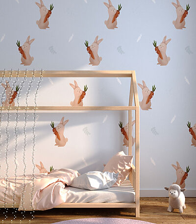 21293 400x457 - Motif de lapins tenant une carotte - tegory