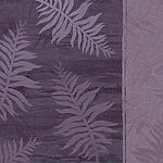 Papier peint Motif floral violet et gris