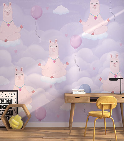 21509 400x457 - Motif de lamas et de ballons - tegory