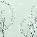 Papier peint Horloge sur un mur