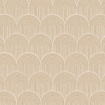 Papier peint Motif de lignes sur fond beige