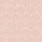 Papier peint Motif de lignes sur fond rose