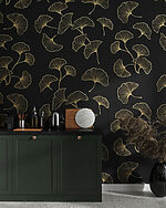 21590 150x188 - Motif de feuilles sur fond noir - tegory