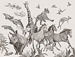 21752a 150x115 - Groupe d'animaux avec oiseaux et plantes - tegory