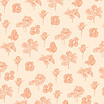 Papier peint Motif de fleurs sur fond blanc