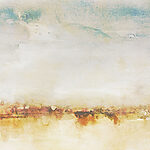 Papier peint Aquarelle d'un paysage