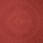 Papier peint Motif circulaire rouge avec lignes