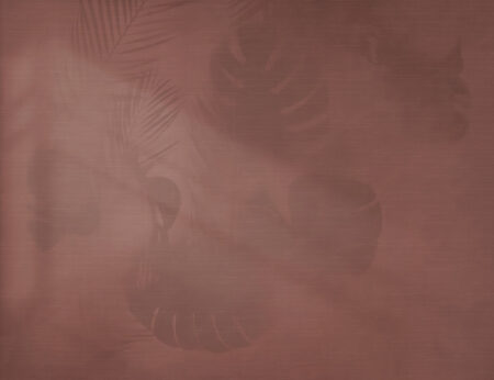 Papier peint aquarelle feuilles Monsters