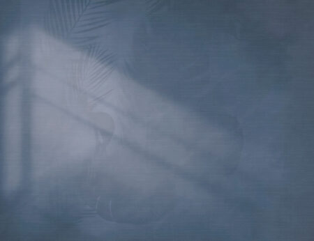 Papier peint aquarelle feuilles Monsters