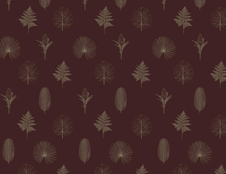 Papier peint à partir des contours des feuilles de différents arbres