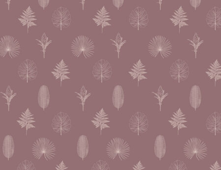 Papier peint à partir des contours des feuilles de différents arbres