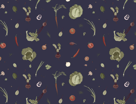 Papier peint ingrédients du bortsch ukrainien