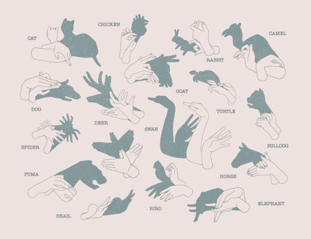 Fond d’écran interactif avec théâtre d’ombres en anglais