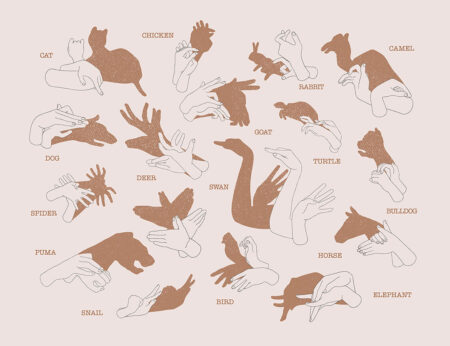 Fond d’écran interactif avec théâtre d’ombres en anglais