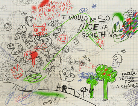 Fond d’écran graffiti chaotique