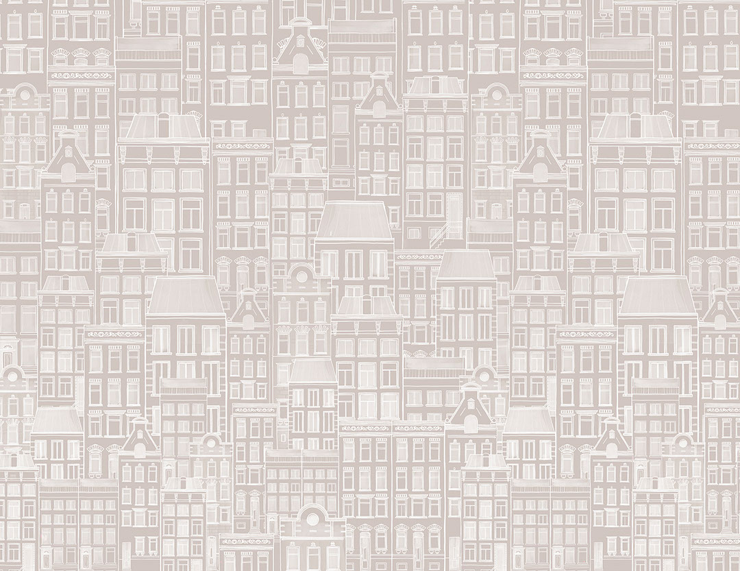Fond d’écran de maisons minimalistes dessinées à la main