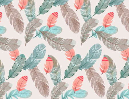 Papier peint feuille de bananier illustré tropical