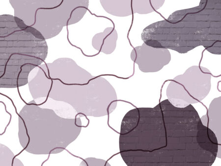 Papier peint abstrait neutre avec fausse texture de brique