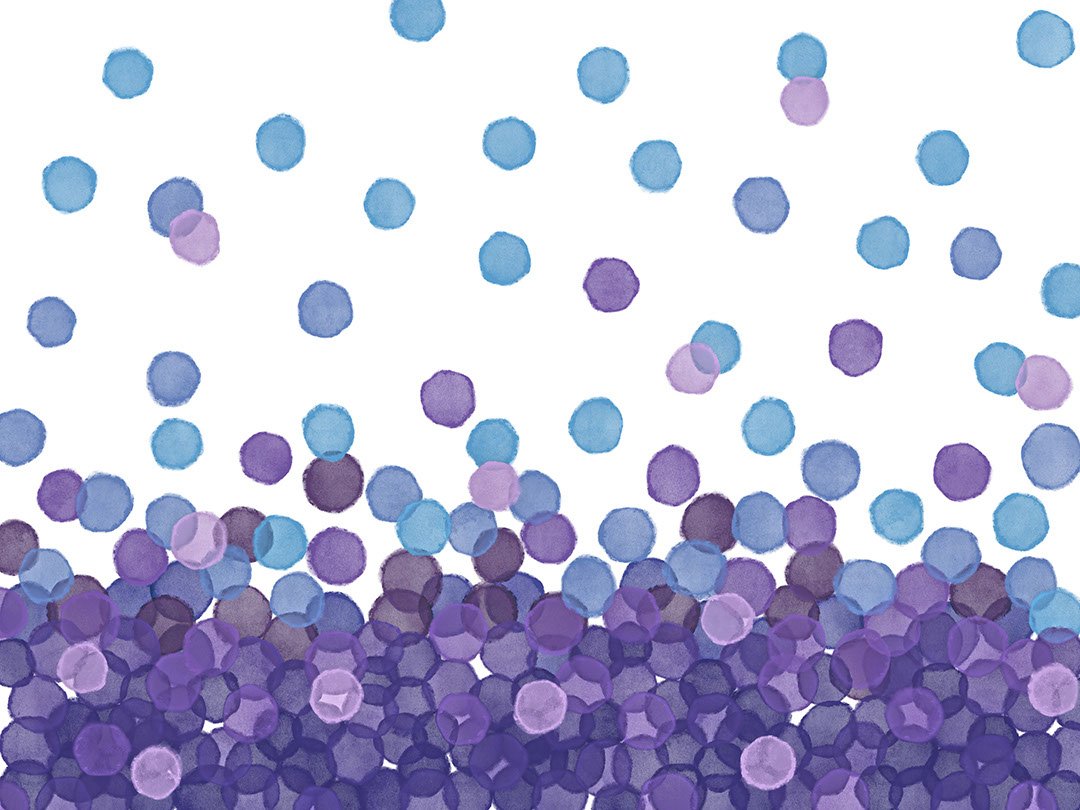 Papiers peints Bulles d’aquarelle